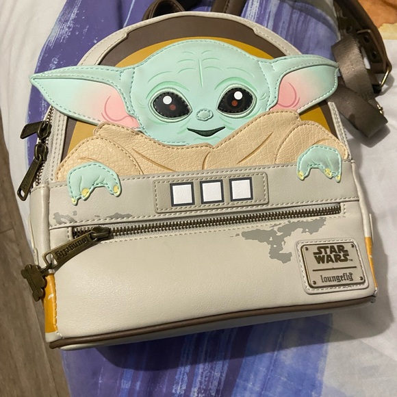 Loungefly Bags Loungefly Star Wars Grogu The Mandalorian Mini